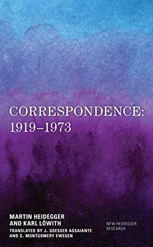 Correspondence: 1919–1973 (New Heidegger Research)